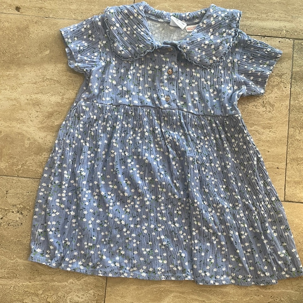 Blue flower dress